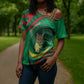 Personalized Mauritania Cross Shoulder Shirt African Wildcat From Richat Structure