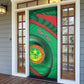 Personalized Mauritania Door Cover African Wildcat From Richat Structure