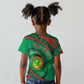 Personalized Mauritania Kid T shirt African Wildcat From Richat Structure