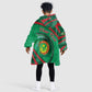 Personalized Mauritania Kid Wearable Blanket Hoodie African Wildcat From Richat Structure