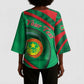 Personalized Mauritania Kimono Sleeve Blouse African Wildcat From Richat Structure