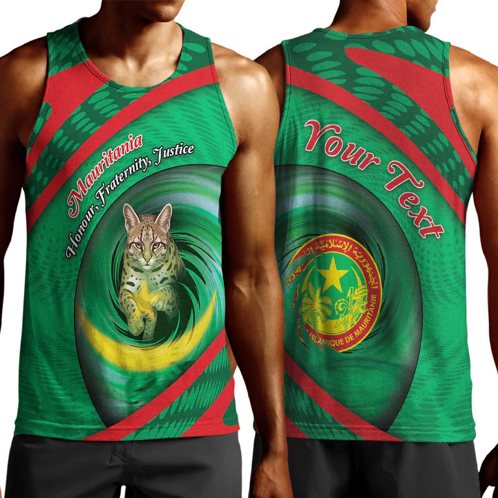Personalized Mauritania Men Tank Top African Wildcat From Richat Structure