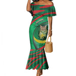 Personalized Mauritania Mermaid Dress African Wildcat From Richat Structure