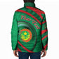 Personalized Mauritania Padded Jacket African Wildcat From Richat Structure