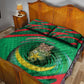 Mauritania Quilt Bed Set African Wildcat From Richat Structure
