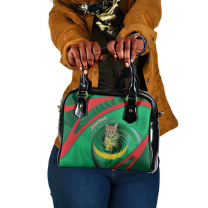Mauritania Shoulder Handbag African Wildcat From Richat Structure