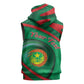 Personalized Mauritania Sleeveless Zip Hoodie African Wildcat From Richat Structure