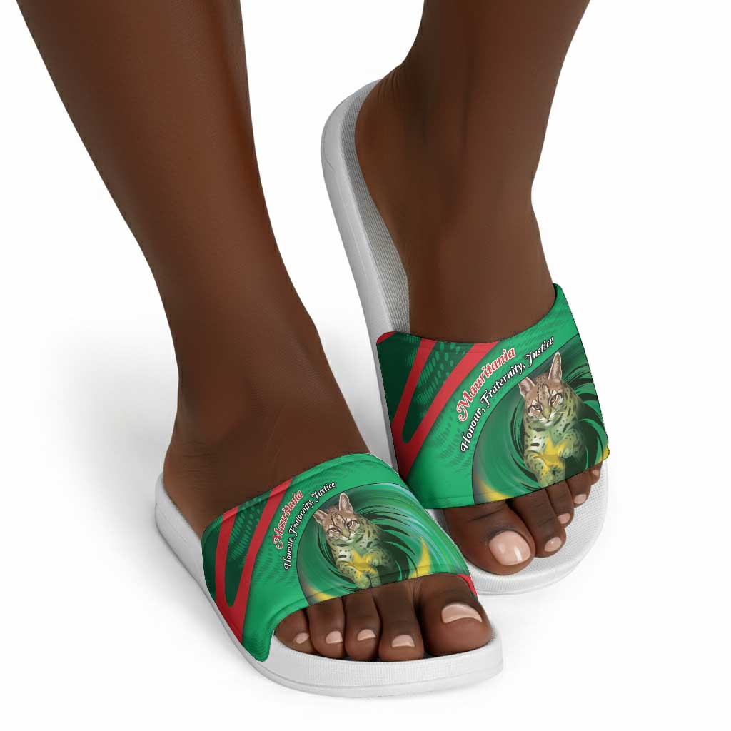 Mauritania Slide Sandals African Wildcat From Richat Structure