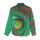 Personalized Mauritania Women Casual Shirt African Wildcat From Richat Structure