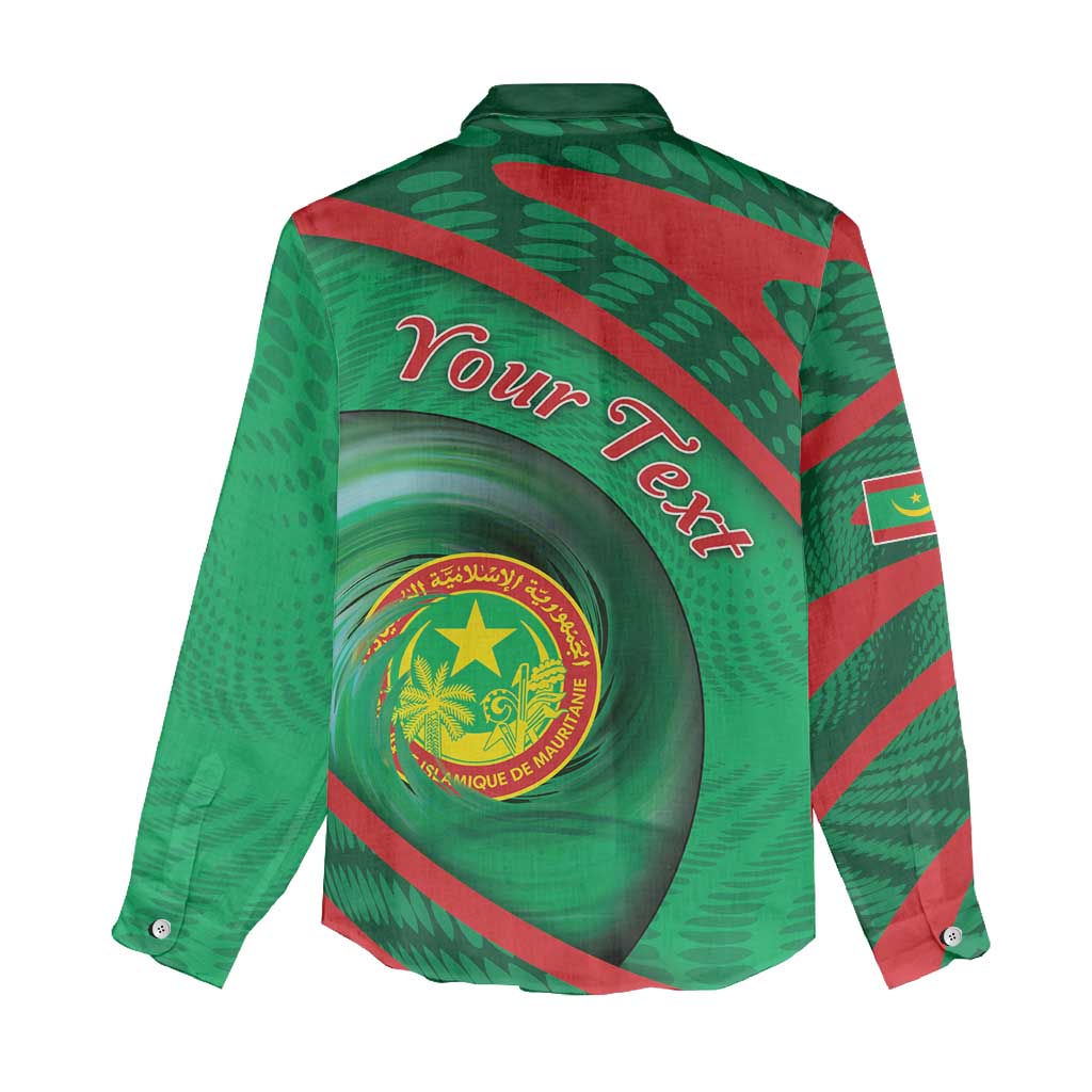 Personalized Mauritania Women Casual Shirt African Wildcat From Richat Structure