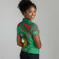 Personalized Mauritania Women Polo Shirt African Wildcat From Richat Structure