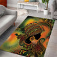 Black Women Area Rug Afro Latina Queen - African Pride