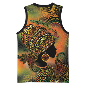 Black Women Basketball Jersey Afro Latina Queen - African Pride