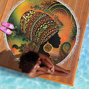 Black Women Beach Blanket Afro Latina Queen - African Pride
