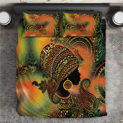 Black Women Bedding Set Afro Latina Queen - African Pride