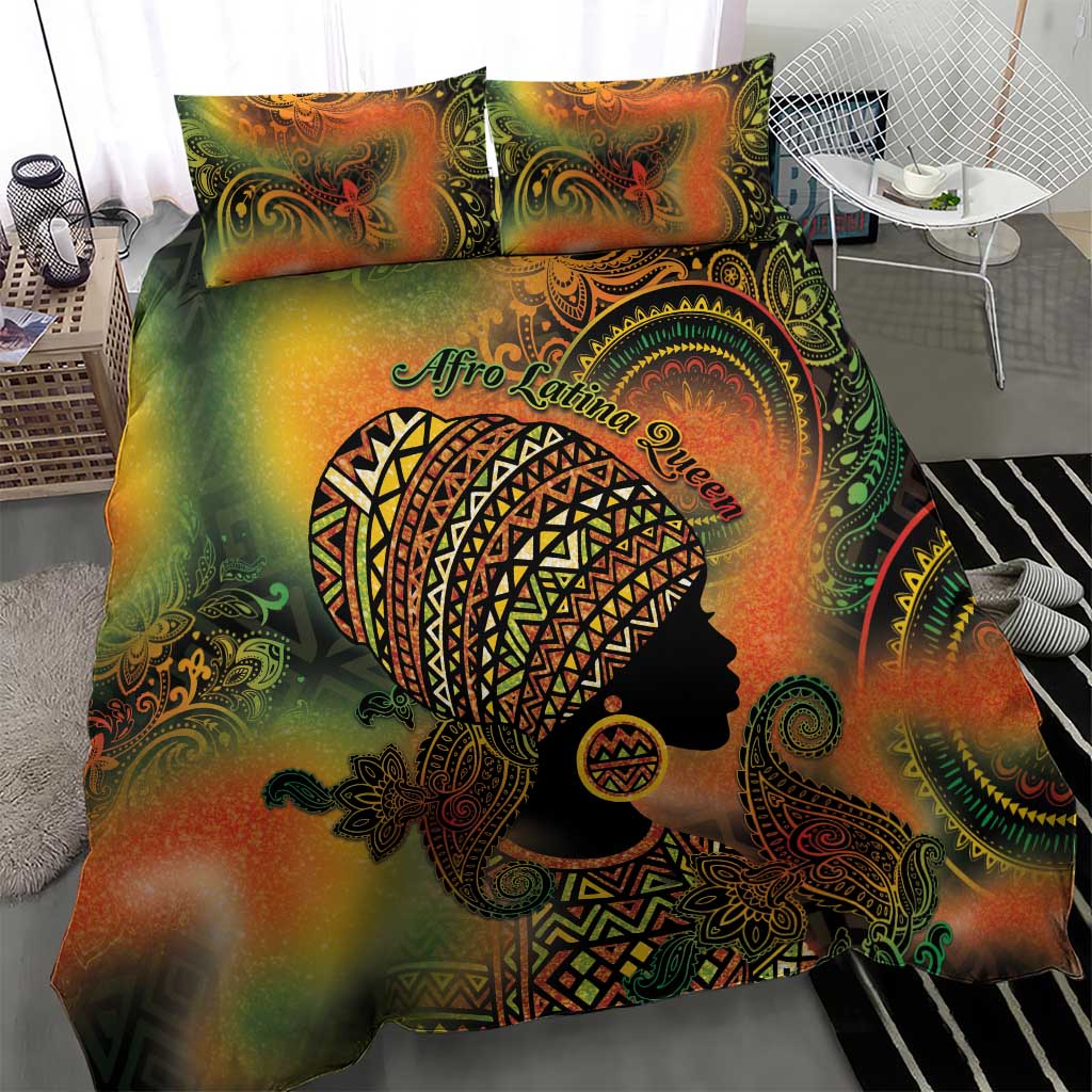 Black Women Bedding Set Afro Latina Queen - African Pride