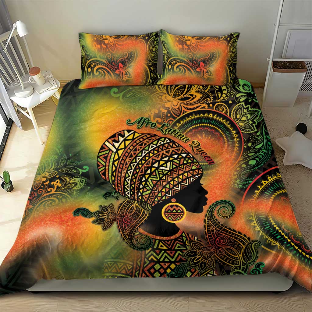 Black Women Bedding Set Afro Latina Queen - African Pride