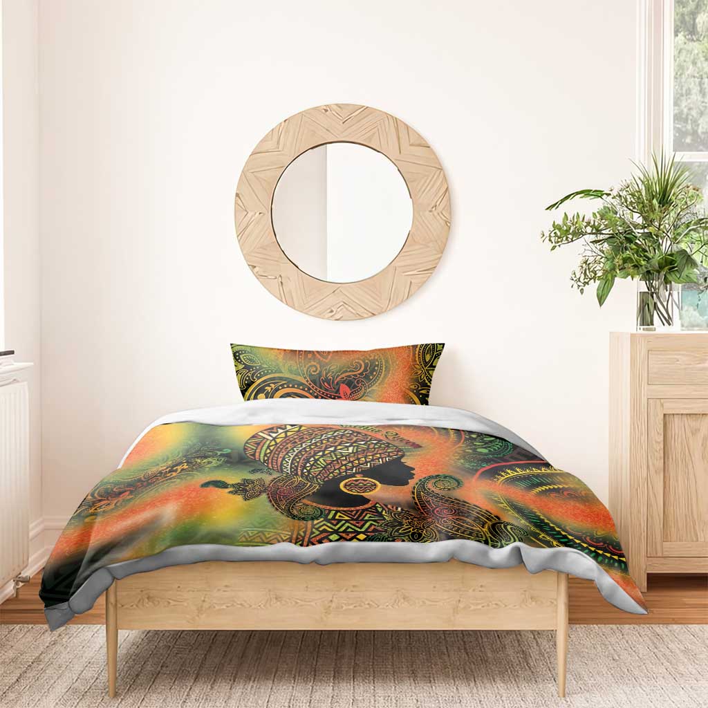 Black Women Bedding Set Afro Latina Queen - African Pride