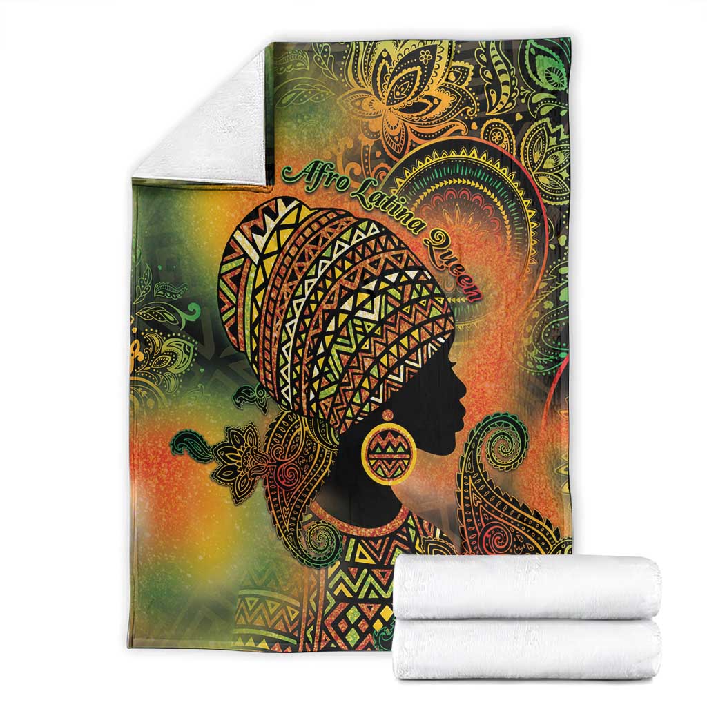 Black Women Blanket Afro Latina Queen - African Pride