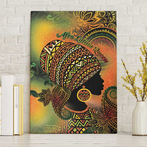 Black Women Canvas Wall Art Afro Latina Queen - African Pride
