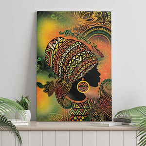 Black Women Canvas Wall Art Afro Latina Queen - African Pride