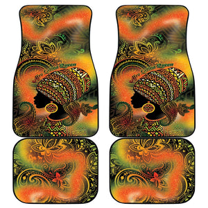 Black Women Car Mats Afro Latina Queen - African Pride