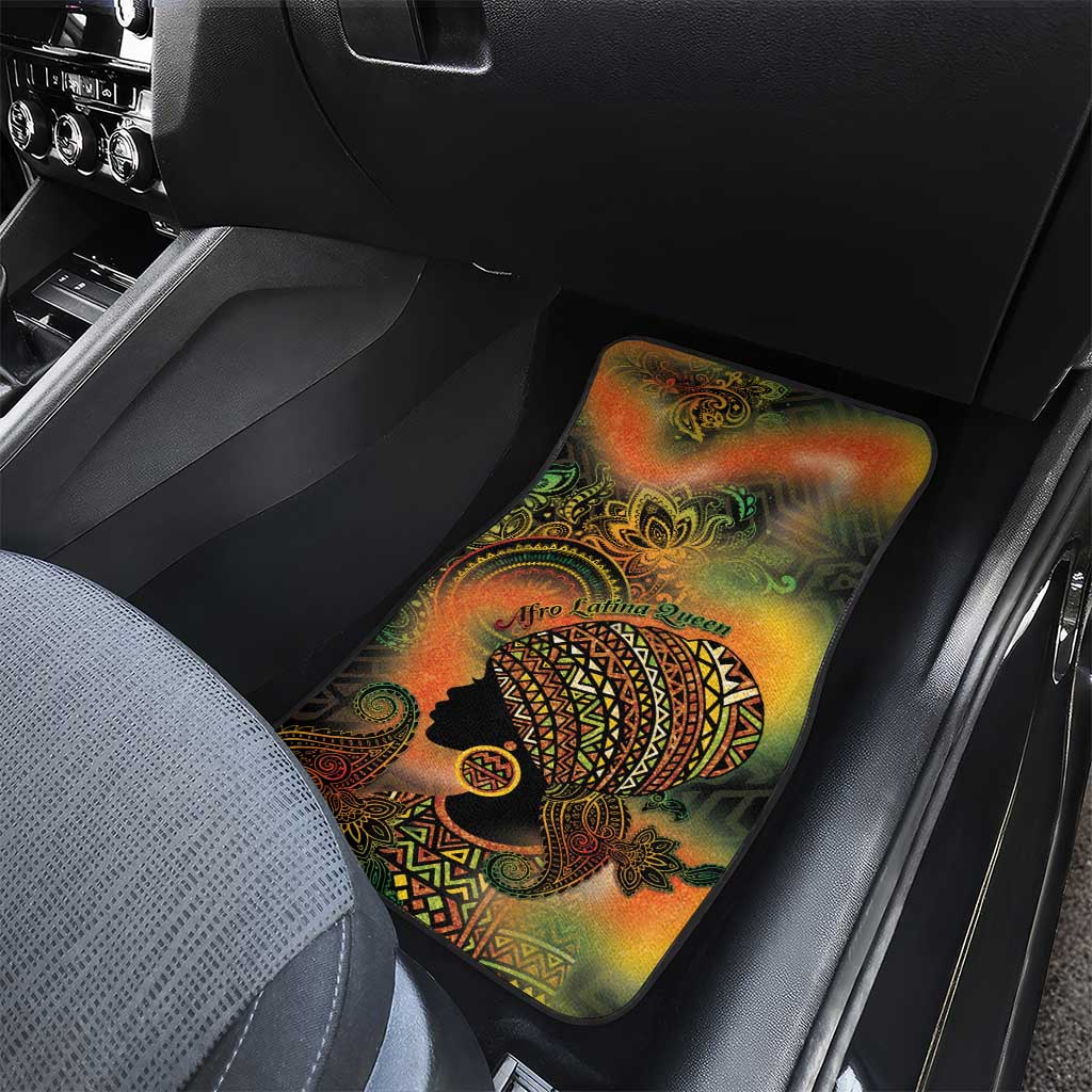 Black Women Car Mats Afro Latina Queen - African Pride