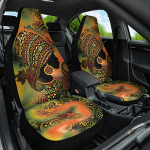 Black Women Car Seat Cover Afro Latina Queen - African Pride