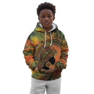 Black Women Kid Hoodie Afro Latina Queen - African Pride