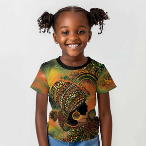 Black Women Kid T shirt Afro Latina Queen - African Pride
