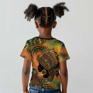 Black Women Kid T shirt Afro Latina Queen - African Pride