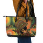 Black Women Leather Tote Bag Afro Latina Queen - African Pride