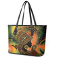 Black Women Leather Tote Bag Afro Latina Queen - African Pride