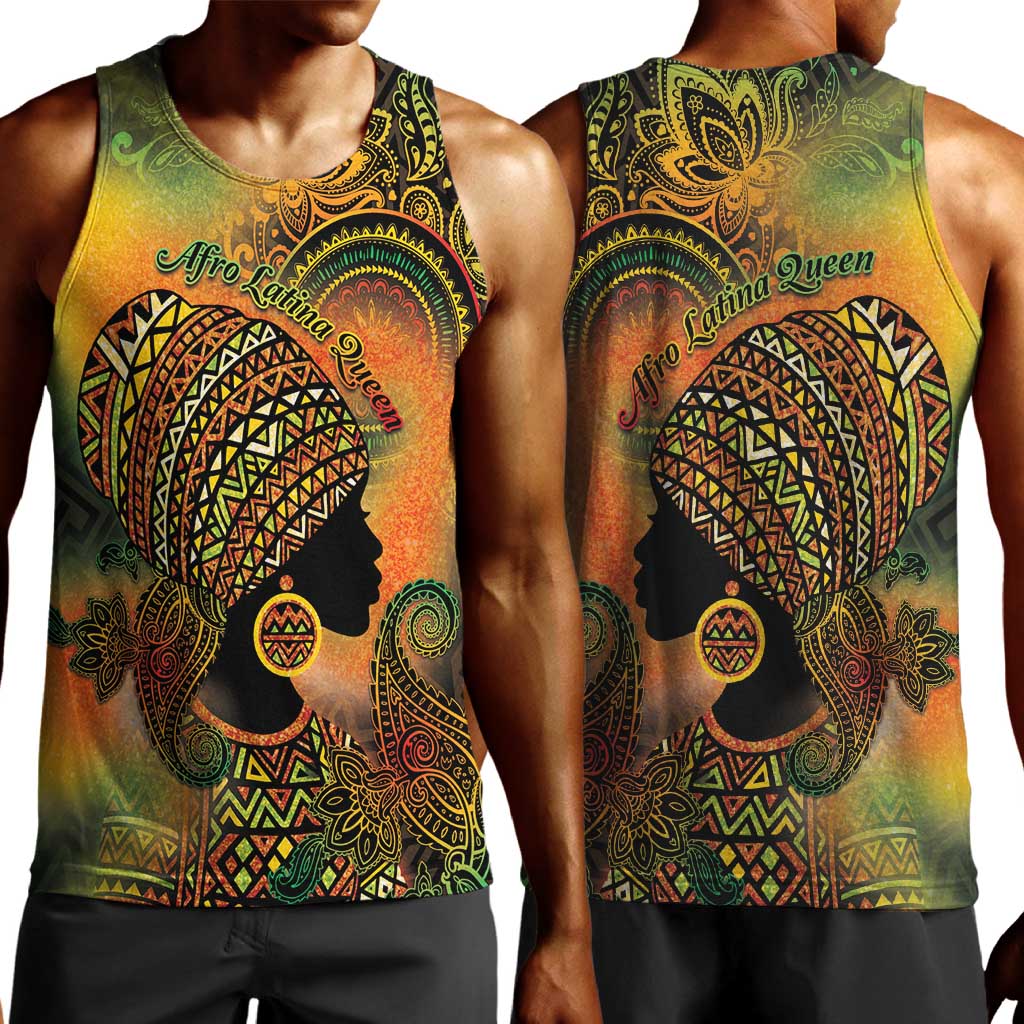 Black Women Men Tank Top Afro Latina Queen - African Pride