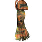 Black Women Mermaid Dress Afro Latina Queen - African Pride