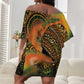 Black Women Off Shoulder Short Dress Afro Latina Queen - African Pride