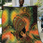 Black Women Quilt Afro Latina Queen - African Pride