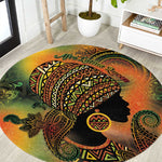Black Women Round Carpet Afro Latina Queen - African Pride