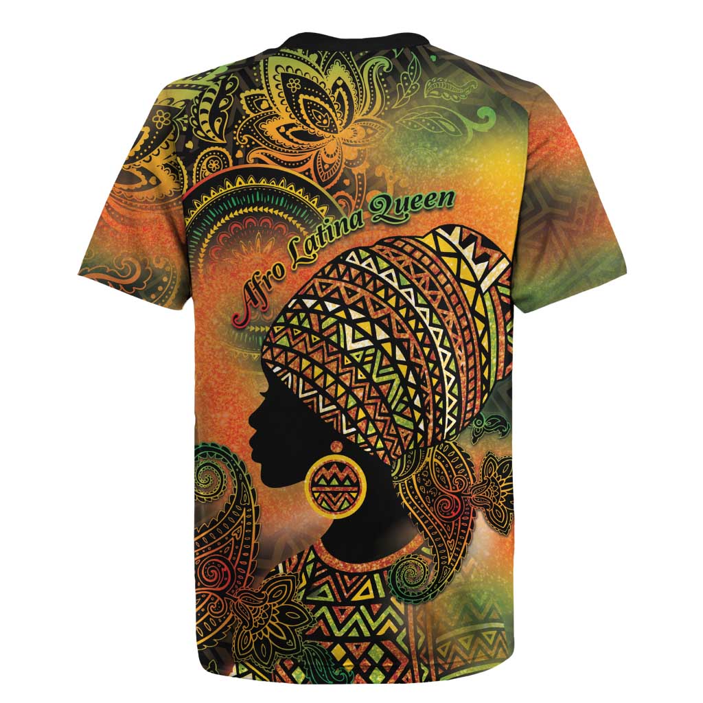 Black Women Rugby Jersey Afro Latina Queen - African Pride
