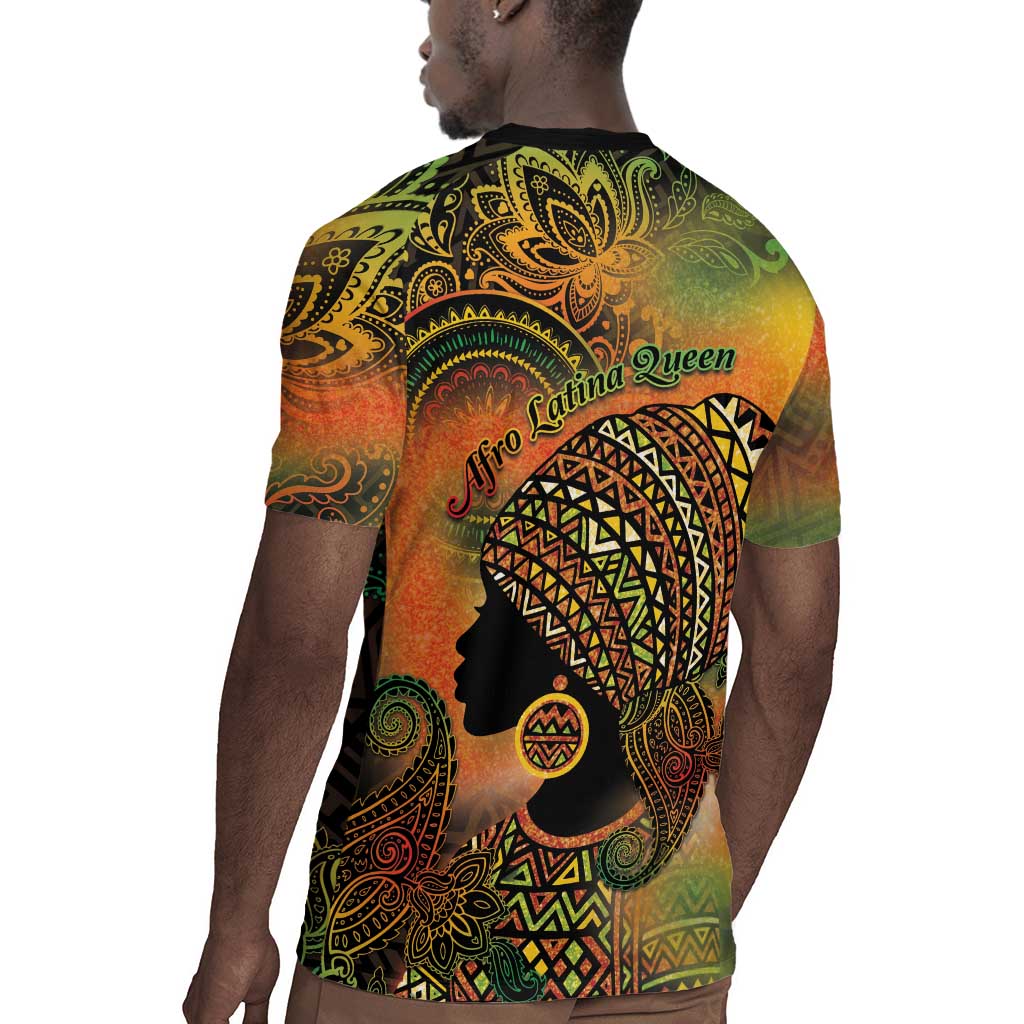 Black Women Rugby Jersey Afro Latina Queen - African Pride