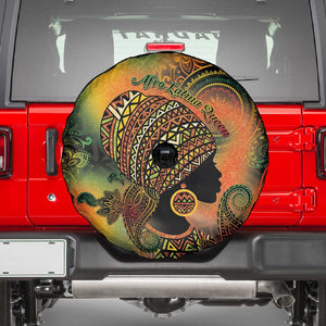 Black Women Spare Tire Cover Afro Latina Queen - African Pride