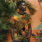Black Women T shirt Afro Latina Queen - African Pride