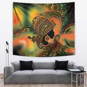 Black Women Tapestry Afro Latina Queen - African Pride