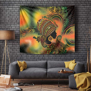 Black Women Tapestry Afro Latina Queen - African Pride