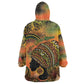 Black Women Wearable Blanket Hoodie Afro Latina Queen - African Pride