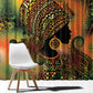 Black Women Window Curtain Afro Latina Queen - African Pride