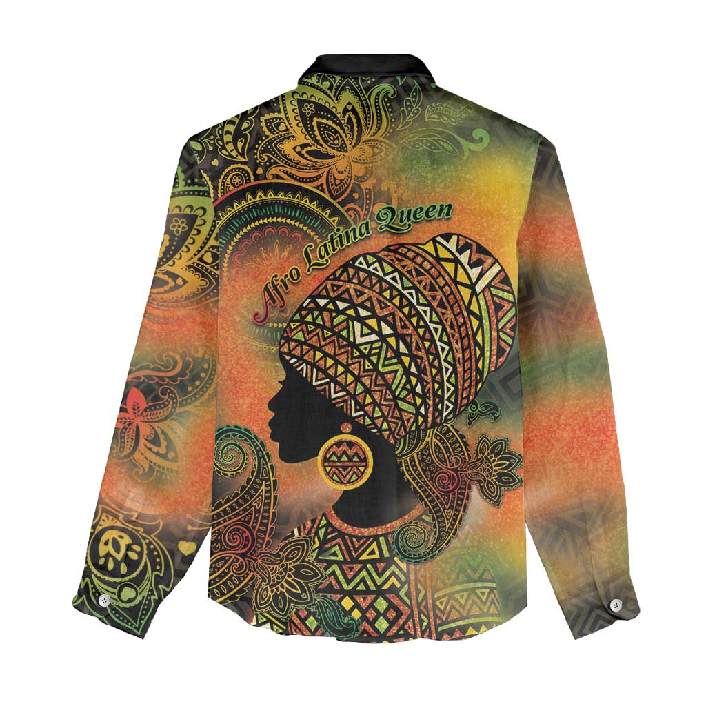 Black Women Women Casual Shirt Afro Latina Queen - African Pride