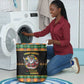 Afro-Jamaicans Christmas Laundry Basket Most Likely To Smoke With Santa - African Pride