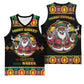 Afro-Jamaicans Christmas Basketball Jersey Most Likely To Smoke With Santa - African Pride