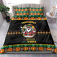 Afro-Jamaicans Christmas Bedding Set Most Likely To Smoke With Santa - African Pride